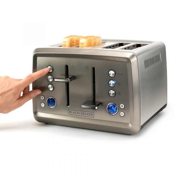 BLACK+DECKER Toaster 4-Slice 1960W BLACK+DECKER Toaster 4-Slice 1960W