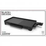 BLACK+DECKER Griddle Flat 2200W Black