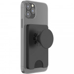 PopSockets PopWallet+ for Magsafe with Grip Black