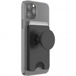 PopSockets PopWallet+ for Magsafe with Grip Black