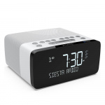 Pure FM/DAB/DAB+/BT/Qi Siesta Charge Clockradio Polar