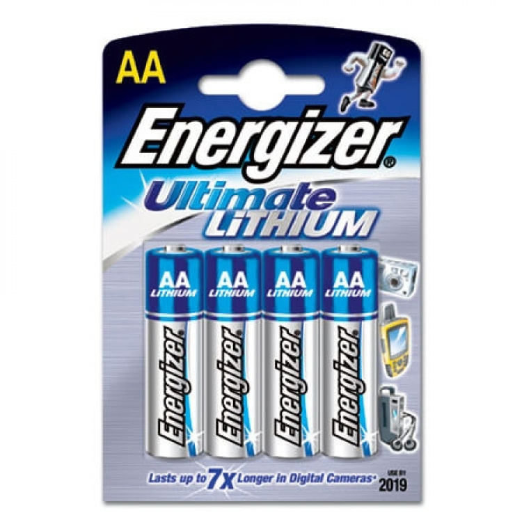 Energizer Universal Battery 629611, AA, 2900 mAh, 4 Each, Silver Energizer Universal Battery 629611, AA, 2900 mAh, 4 Each, Silver