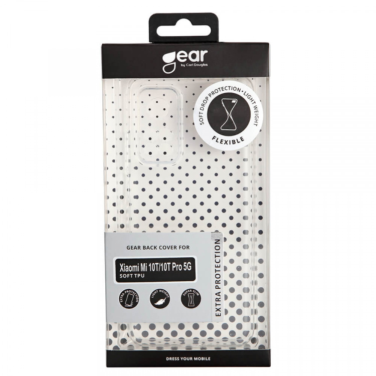 Gear Phone Case TPU Transparent - Xiaomi Mi 10T 5G / 10T Pro 5G Gear Phone Case TPU Transparent - Xiaomi Mi 10T 5G / 10T Pro 5G