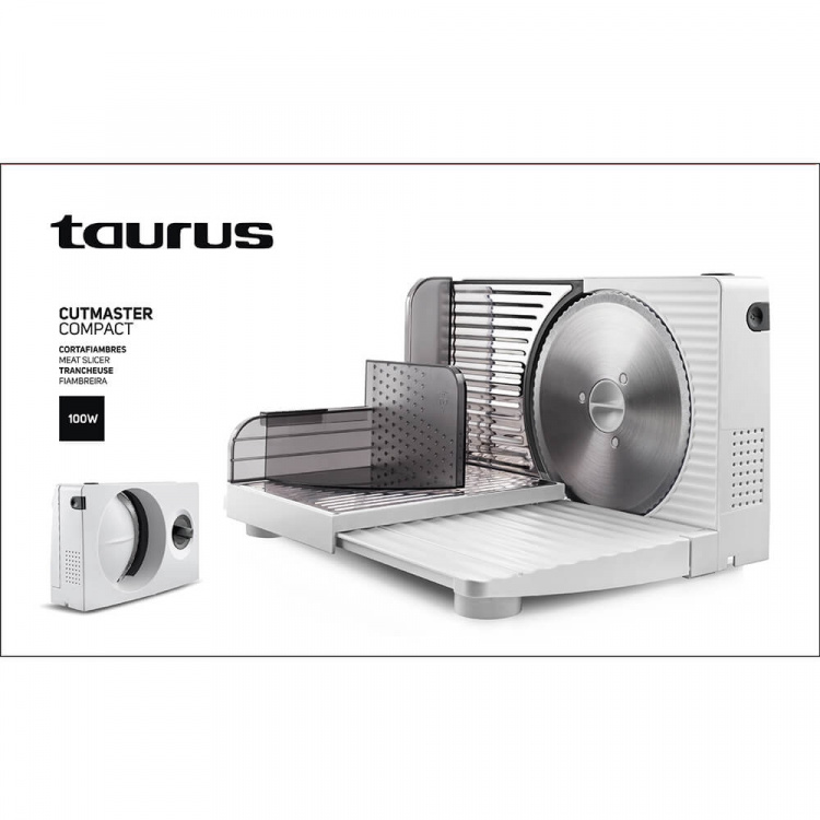 Taurus Cutmaster Compact Food Slicer 100W/17cm Taurus Cutmaster Compact Food Slicer 100W/17cm