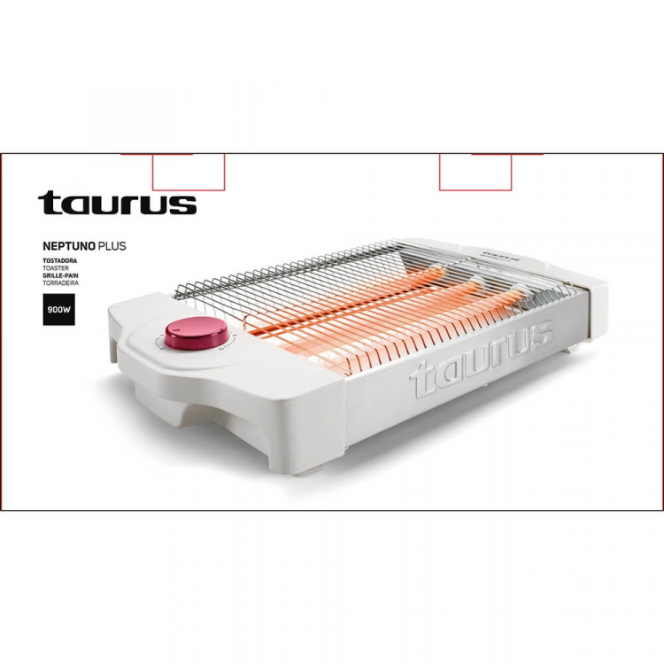 Taurus Flat Toaster Neptuno Plus900W