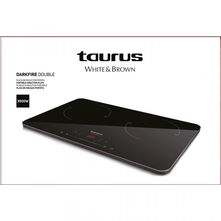 Taurus Induction Hob Double Darkfire