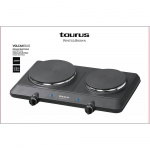 Taurus Electric Cooker Double 2250W Taurus Electric Cooker Double 2250W