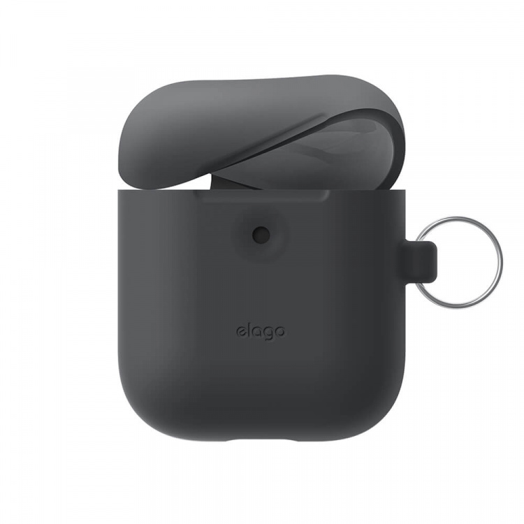 Elago AirPod 3 Hang Silicon Case Dark Grey Elago AirPod 3 Hang Silicon Case Dark Grey
