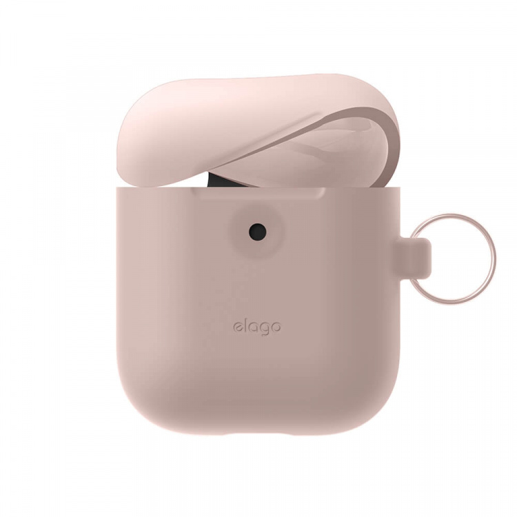Elago AirPod 3 Hang Silicon Case Sand Pink Elago AirPod 3 Hang Silicon Case Sand Pink