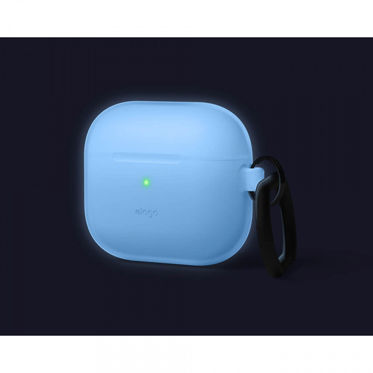 Elago AirPod 3 Hang Silicon Case Nightglow Blue Elago AirPod 3 Hang Silicon Case Nightglow Blue