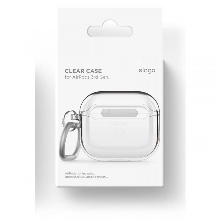 Elago AirPods 3 Protective TPU Case Clear Elago AirPods 3 Protective TPU Case Clear