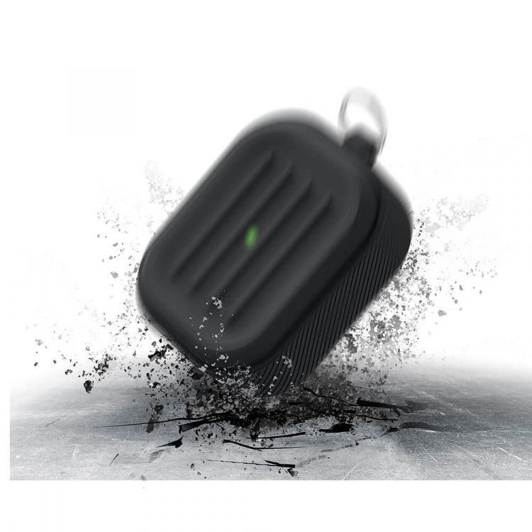 Elago AirPods 3 Armor Hang Case Black Elago AirPods 3 Armor Hang Case Black