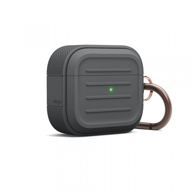 Elago AirPods 3 Armor Hang Case Dark Grey Elago AirPods 3 Armor Hang Case Dark Grey
