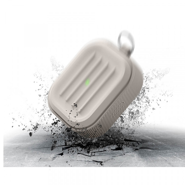 Elago AirPods 3 Armor Hang Case Stone Elago AirPods 3 Armor Hang Case Stone