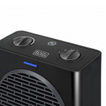 BLACK+DECKER Fan Heater 1500W Black BLACK+DECKER Fan Heater 1500W Black