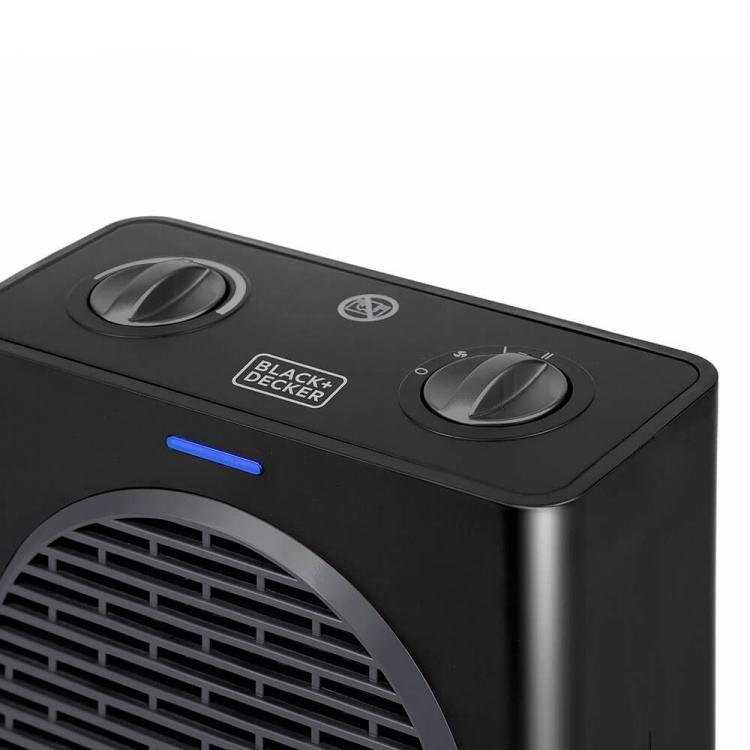 BLACK+DECKER Fan Heater 1500W Black BLACK+DECKER Fan Heater 1500W Black