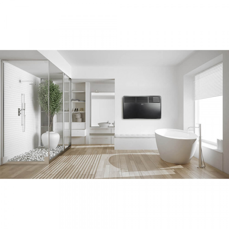 BLACK+DECKER Wall Panel Heater 1200W Black