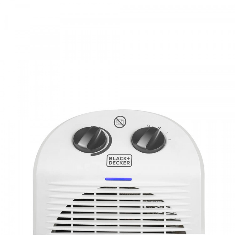 BLACK+DECKER Fan Heater 2000W IP21 White BLACK+DECKER Fan Heater 2000W IP21 White