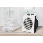 BLACK+DECKER Fan Heater 2000W IP21 White BLACK+DECKER Fan Heater 2000W IP21 White