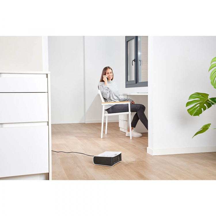 BLACK+DECKER Fan Heater 2000W White Flat