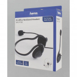 Hama PC Office Headset NHS-P100 Stereo Neckband Black Hama PC Office Headset NHS-P100 Stereo Neckband Black