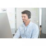 Koss Headphones PortaPro Communication Headset On-Ear Mic Black