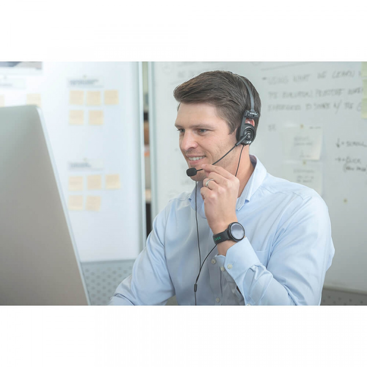 Koss Headphones PortaPro Communication Headset On-Ear Mic Black