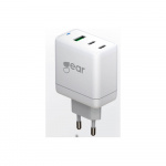 Gear Charger GAN 220V 2xUSB-C + 1xUSB-A PD/PPS 65W White