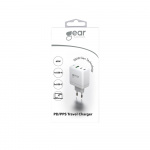 Gear Charger GAN 220V 2xUSB-C + 1xUSB-A PD/PPS 65W White