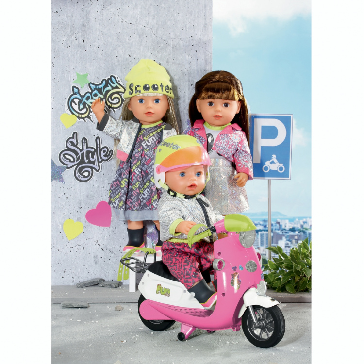 Baby Born City Deluxe Scooter Combo 43cm