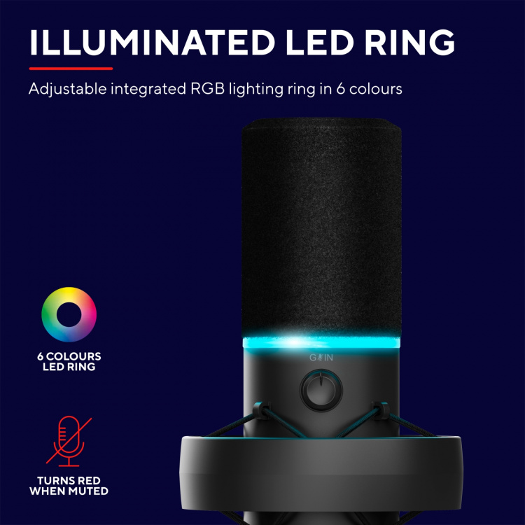 Trust GXT 255+ Onyx Microphone & Arm