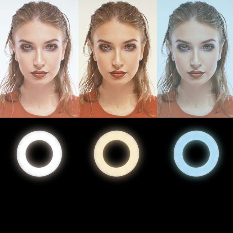 Ring light för smartphone Ø25c Ring light för smartphone Ø25c