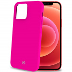 Celly Cromo Soft rubber case iPhone 13, Fluo Pink