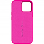 Celly Cromo Soft rubber case iPhone 13, Fluo Pink
