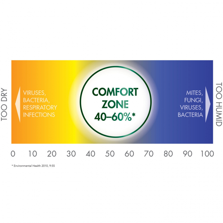 Vicks 2 in 1 Hygrometer & Thermometer V70