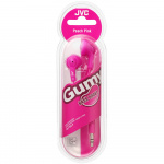 JVC Gumy Bass-Boost in-ear earbud headphones Peach Pink JVC Gumy Bass-Boost in-ear earbud headphones Peach Pink
