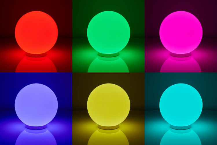 Nedis SmartLife Mood Light | Wi-Fi | Round | | 360 lm | RGB / Warm to Cool White | 2700 - 6500 K | 5 W | Glass | 1 pcs