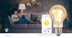Nedis SmartLife LED Filament Bulb | E27 | 806 lm | 7 W | Warm White | 1800 - 3000 K | Glass | Android™ / IOS | Bulb | 1 pcs