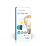 Nedis SmartLife LED Filament Bulb | E27 | 806 lm | 7 W | Warm White | 1800 - 3000 K | Glass | Android™ / IOS | Bulb | 1 pcs