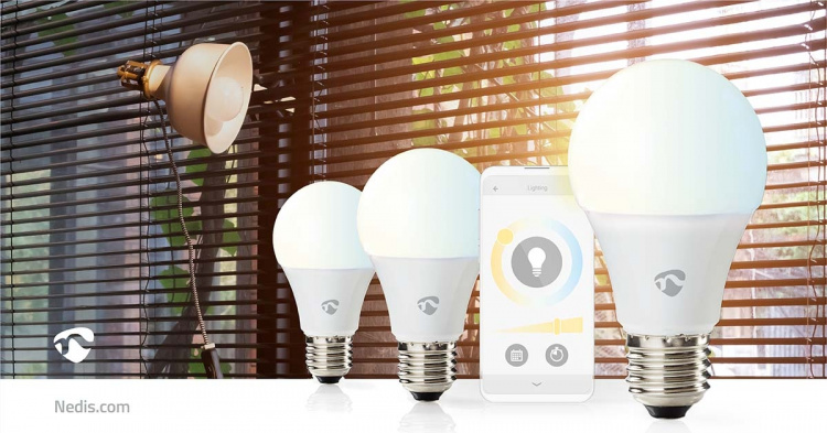 Nedis SmartLife LED Bulb | Wi-Fi | E27 | 806 lm | 9 W | Warm to Cool White | 2700 - 6500 K | Android™ / IOS | Bulb | 3 pcs