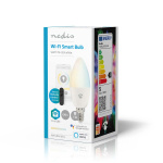 Nedis SmartLife LED Bulb | Wi-Fi | E14 | 470 lm | 4.90 W | Warm to Cool White | 2700 - 6500 K | Android™ / IOS | Candle | 1 pcs