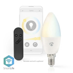 Nedis SmartLife LED Bulb | Wi-Fi | E14 | 470 lm | 4.90 W | Warm to Cool White | 2700 - 6500 K | Android™ / IOS | Candle | 1 pcs