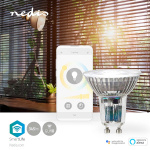 Nedis SmartLife LED Bulb | Wi-Fi | GU10 | 345 lm | 4.9 W | Warm to Cool White | 2700 - 6500 K | Energy class: G | Android™ / IOS | PAR16