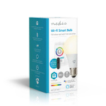 Nedis SmartLife Full Colour LED Bulb | E27 | 806 lm | 9 W | RGB / Warm to Cool White | 2700 - 6500 K | Android™ / IOS | Bulb | 1 pcs