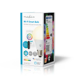 Nedis SmartLife Full Colour LED Bulb | E27 | 806 lm | 9 W | RGB / Warm to Cool White | 2700 - 6500 K | Android™ / IOS | Bulb | 1 pcs
