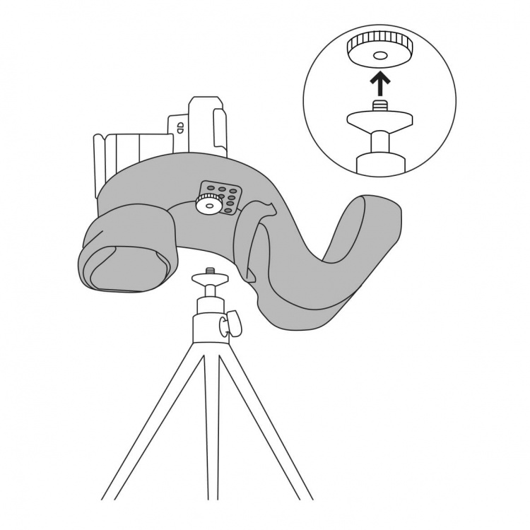 MYMIGGO Protective Case with Grip Gri p and Wrap for CSC, Black/Grey