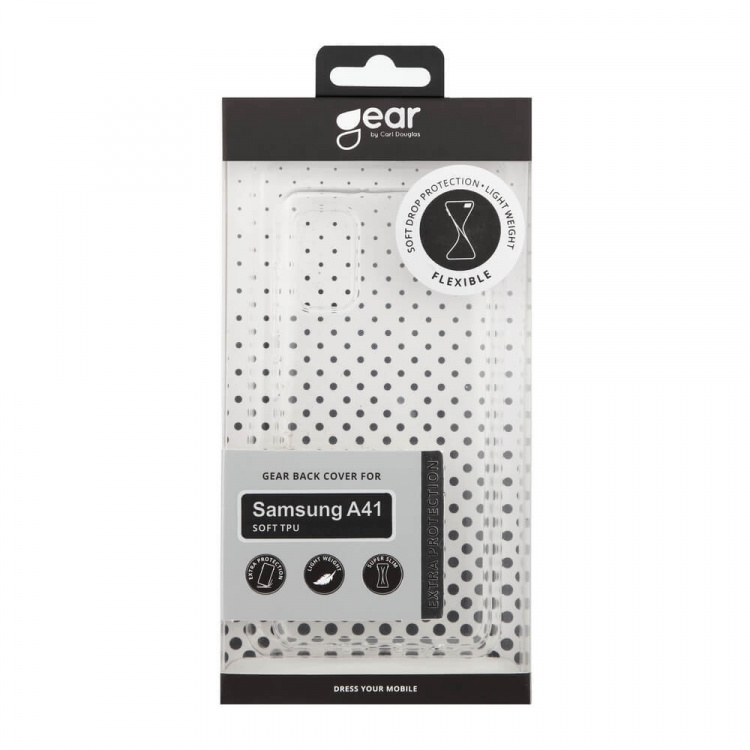 Gear Phone Case TPU Transparent - Samsung A41 Gear Phone Case TPU Transparent - Samsung A41