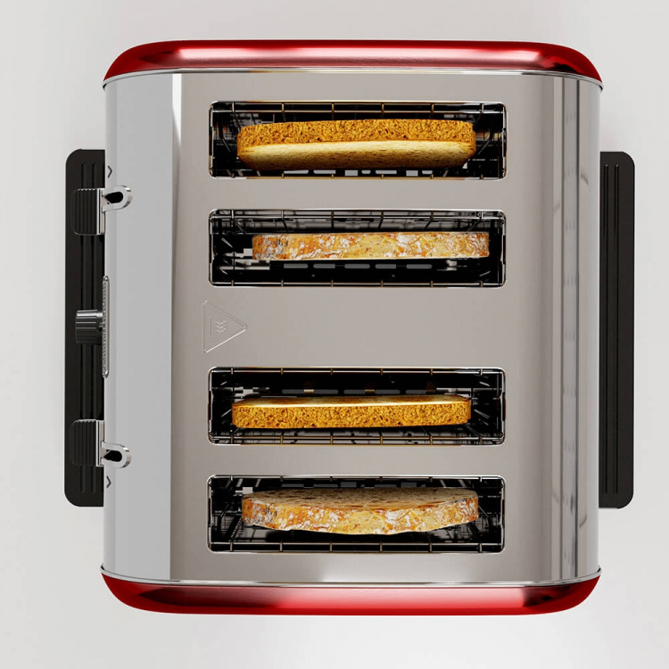 Morphy Richards Toaster Venture 4Slice Red