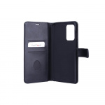 Radicover Radiation protected Mobilewallet PU Samsung A72 Flipcover Black 3-Led RFID