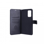 Radicover Radiation protected Mobilewallet PU Samsung A72 Flipcover Black 3-Led RFID